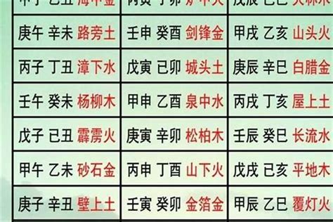 庚申年五行|【六十甲子年】庚申年五行属什么